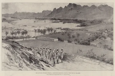 The Advance towards Dongola, Soudanese Relieving Guard at the Fort of Akasheh